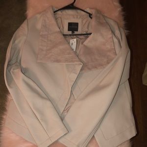 The Limited Soft Pink Faux Leather Jacket NWT